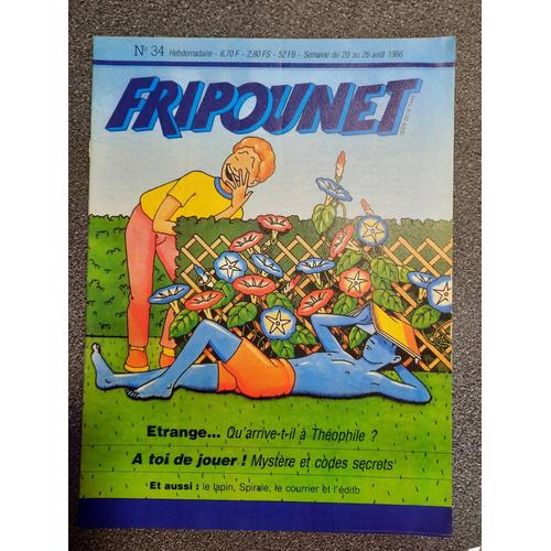 Fripounet N °34 Du 20 Août 1986