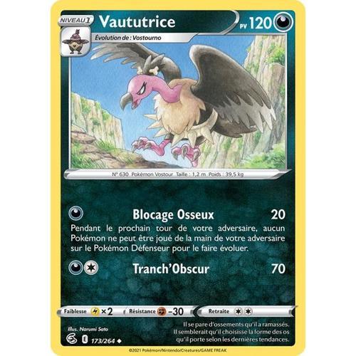 Carte Pokemon - Vaututrice - 173/264 - Épée Et Bouclier 8 - Poing De Fusion - V.F