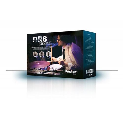 Prodipe Dr8 - Set De 8 Microphones Pour Batterie Claude Salmiéri