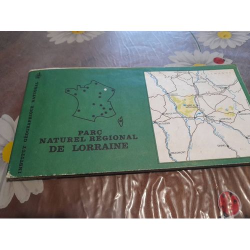 Carte Ign Parc Naturel Régional De Lorraine 1/100 000