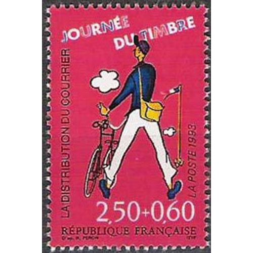 1 Timbre France 1993 Neuf- Journée Du Timbre - Yt 2792