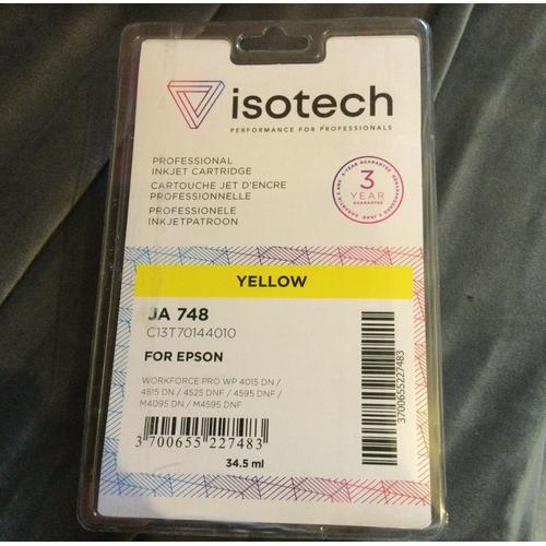 Cartouche encre Isotech JA 748 Yellow