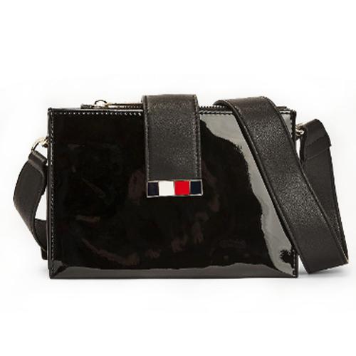 Sac bandoulière Tommy Jeans Little flag logo Femme Noir