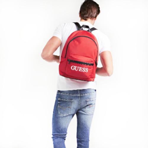 Sac à dos Guess Quatro logo Homme Rouge