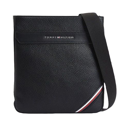Sacoches Tommy Jeans Homme Downtown Effet Grain Fin Noir