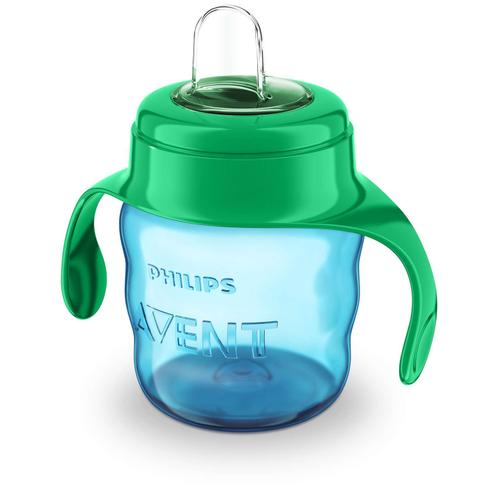 Infantile Glass With Green Soft Mouthpiece 200 Ml 