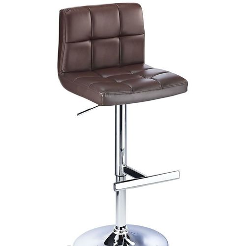 Tabouret De Bar Brun Cuborn Faux Cuir