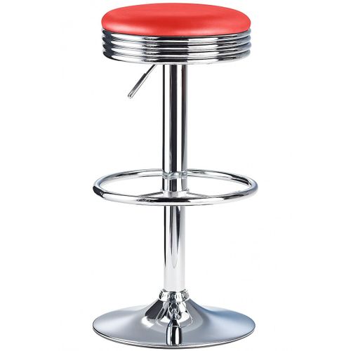 Tabouret De Bar Réglable En Californie - Rouge