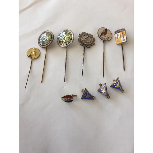 Epingle Broche Vintage Lot De 10