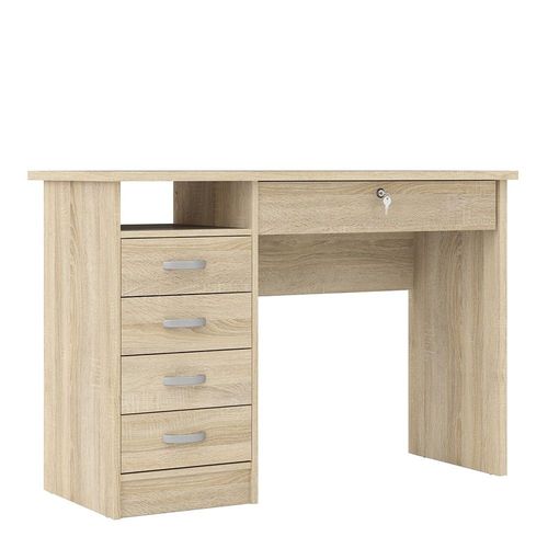 Bureau Fosy 5 Tiroirs En Chêne
