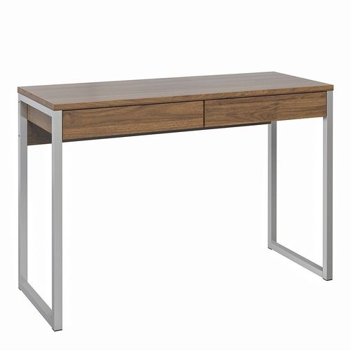 Bureau Fosy 2 Tiroirs En Noyer