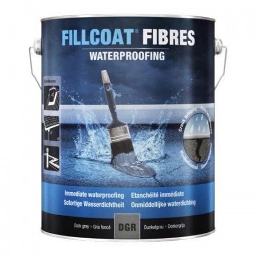 Revêtement d'étanchéité - pour réparation - 5 L - FILLCOAT®FIBRES RUST-OLEUM