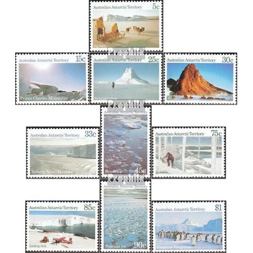 Austral. Zones Antarctique 63-72 (Complète.Edition.) Neuf Avec Gomme Originale 1984 Timbres Paysages