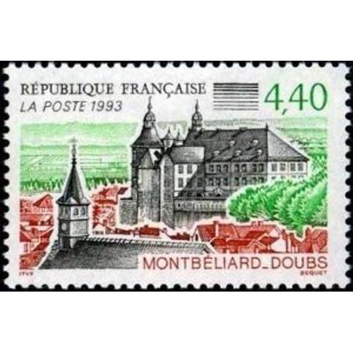 1 Timbre France 1993 Neuf- Montbéliard (Doubs) - Yt 2826