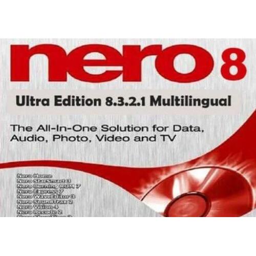 Nero 8 Ultra-Edition 8.3.2.1 Software License Cd Key (Clé De Licence)