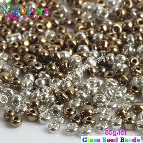 Perles De Rocaille En Verre Tchèque Pour Femmes, Aaa, 2mm, 5400 Pièces/Sac, Mélange De Métal, Multicolore, Collier, Bricolage, Fabrication De Bijoux