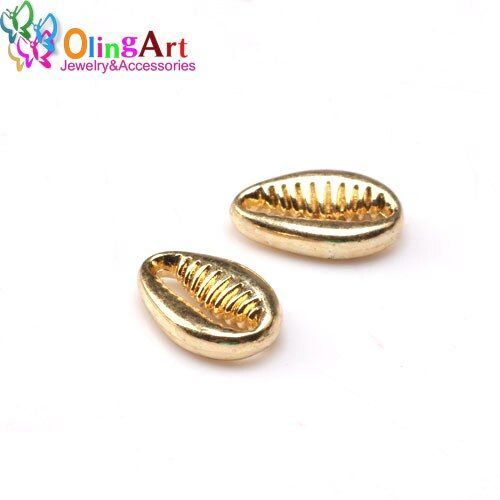 Pendentifs En Coquillage Pour Hommes Et Femmes, Breloques Brillantes, 4 Couleurs, 12mm, 10 Pièces