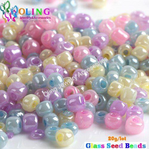 Perles De Rocaille En Verre Multicolores Mélangées, 4mm, 280 Pièces, Couleurs Acidulées, Bricolage, Fabrication De Bijoux, Bracelet, Collier