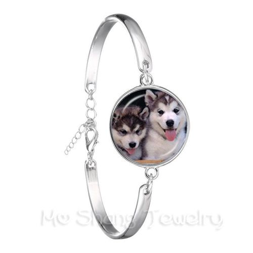 Cabochon En Verre Pour Garçons Et Filles, Joli Bracelet Tendance Avec Image De Chat De Dessin Animé, Chaîne Plaquée Argent, Style Tendance, Cadeau