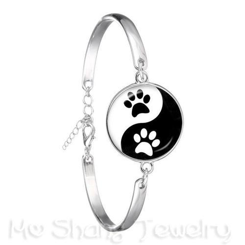 Bracelet Taoist Tai Chi Yin & Yang, Plaqué Argent, Fait À La Main, Pour Amoureux De La Personnalité, Meilleur Cadeau, Nouvelle Collection