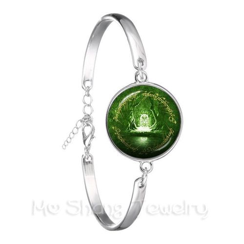 Bracelet Om Yoga Avec Arbre De Vie En Verre Plaqué Argent, Bijoux Avec Dôme En Verre, Cadeaux Merveilleux Pour Amis, 18mm