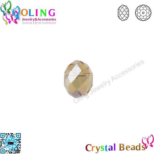 Perles De Verre Cristal Champagne Ab, 6mm, 98 Pièces, Rondes Plates, Bricolage, Bracelet Ras Du Cou, Fabrication De Bijoux, Nouvelle Collection 2020