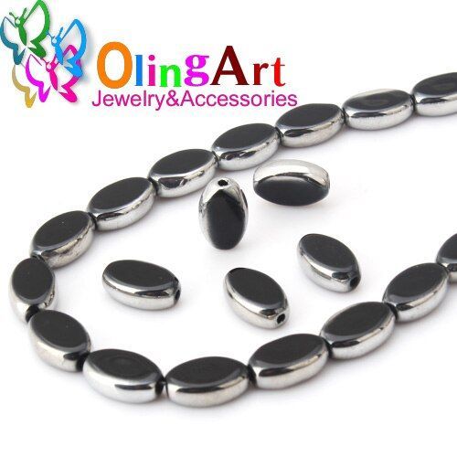 Lot De 12 Perles En Verre Plaqué Cristal Multicolore, 9x6mm, Mélange De Perles De Forme Ovale, Bricolage, Fabrication De Bijoux, Collier Et Bracelet