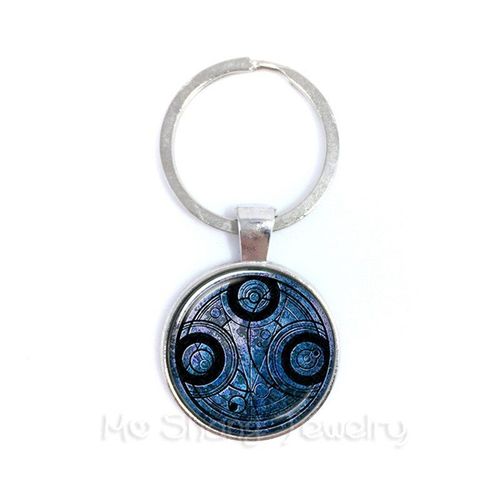Porte Clés Vintage Pentacle Wicca En Verre, Pendentif, Breloques Occulaires, Cadeau Talisman