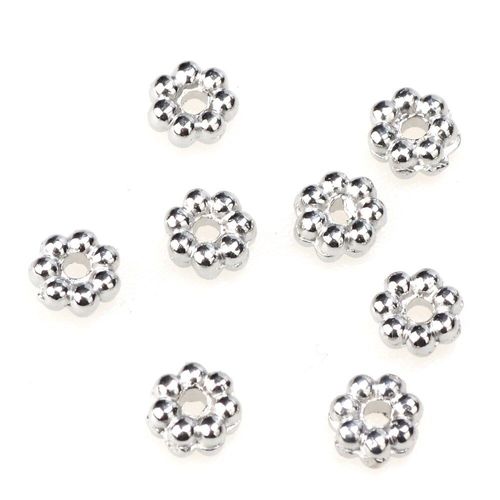 Perles D'espacement En Alliage De Zinc, 24 Pièces/Lot, Breloques, Or/Rhodium/ Bronze, Pour Bricolage, Fabrication De Bijoux, Bracelet, Boucle D'oreille