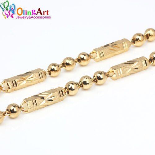 Chaîne Clavicule Plaquée Or Et Argent Pour Femme, 1 Pièce/Lot, 6mm 50cm, Pour Fabrication De Bijoux, Colliers, Diy, Offre Spéciale