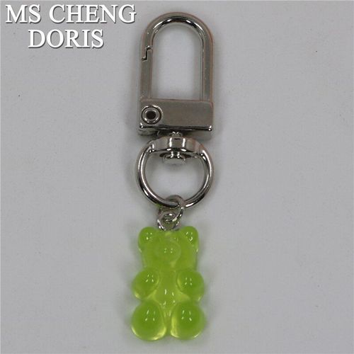 Porte Clés Ours En Résine Pour Femmes Et Enfants, Breloques Colorées Avec Pendentif Animal, Bijoux Pour Filles, Cadeaux De Mariage