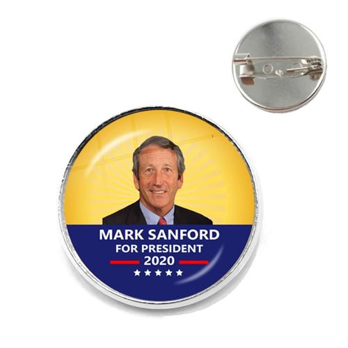 Broches Cabochon En Verre De 20mm, Bijou Pour Hommes, Femmes Et Enfants, Cadeau Pour Le Président Des États Unis Mark Sanford, 2020