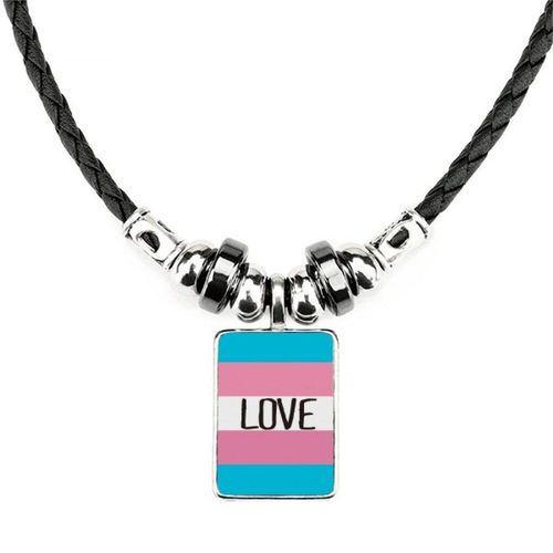 Collier De Soutien En Cuir Pour Femmes, Bijou De Couple, Pendentif À Corde