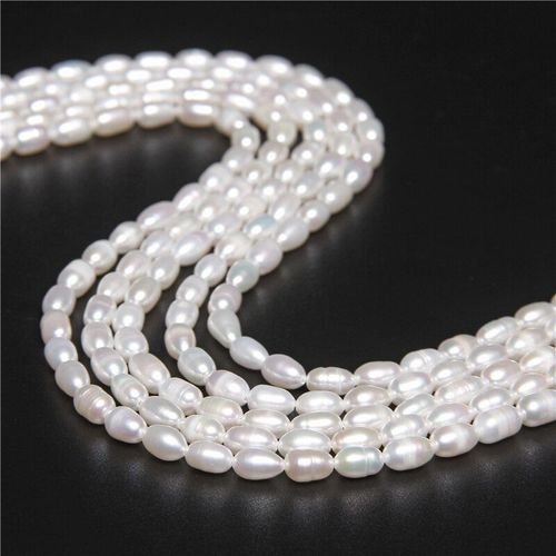 Perles D'eau Douce Naturelles De Forme Irrégulière, Poinçon, Perle Baroque Ample Pour La Fabrication De Bijoux, Couture, Bricolage De Bracelets, Collier 14 Pouces
