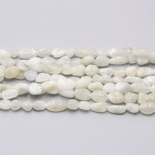 Perles En Pierre De Lune Naturelle, Pierre De Lune De Forme Irrégulière, Perles En Vrac Pour Bijoux, Bricolage Collier Bracelet 15