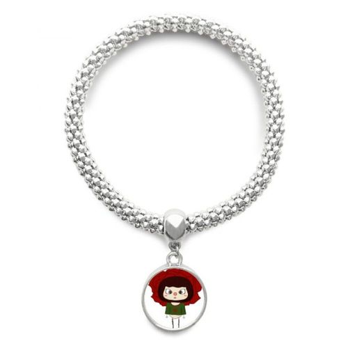 Bracelet En Argent Rose Amour Rouge Romance Feuille De Beauté Uu, Pendentif Bijoux Chaîne Réglable