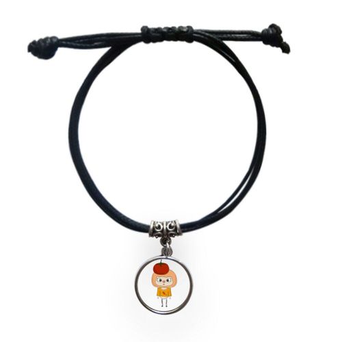 Bracelet En Cuir Uu, Vert Tomate, Rouge, Doux, Acide, Bijoux Noirs, Corde