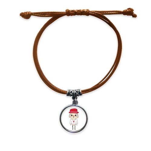 Bracelet En Érable Et En Cuir, Pays Du Canada, Drapeau Uu, Cuir, Corde Cachée, Bijoux Marron, Cadeau