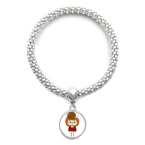 Bracelet En Argent, Nourriture, Viande, Os, Gros Muscle, Délicieux Uu, Pendentif, Bijoux, Chaîne Réglable