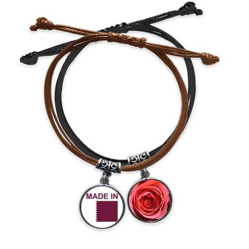 Bracelet D'amour Fait Au Qatar, Chaîne À Main En Cuir Rose