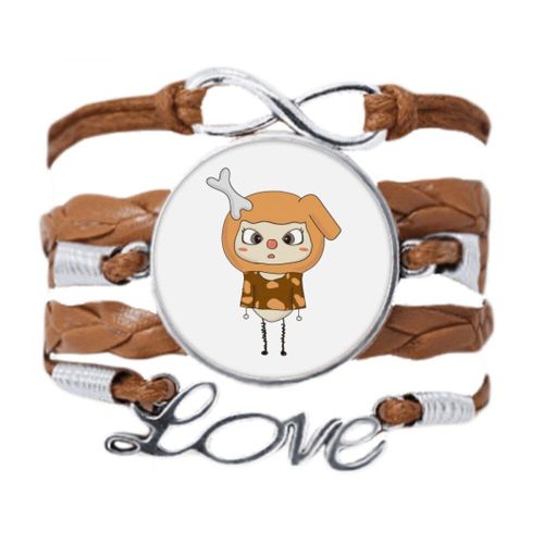 Bracelet Animal Chien Nature Os Méchant Uu, Chaîne D'amour, Corde D'ornement