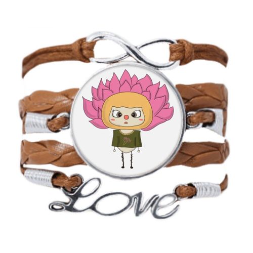 Libellule D'eau Rose Lotus, Bracelet De Beauté Uu, Chaîne D'amour, Corde D'ornement