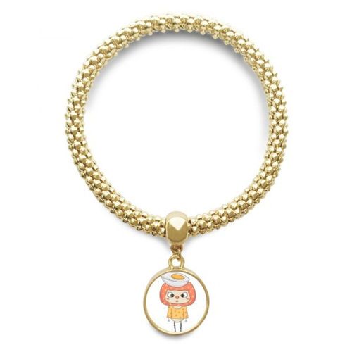 Bracelet En Or Blanc Jaune, Oeuf Alimentaire Délicieux, Chaîne Suspendue, Bijoux D'ornement De Main