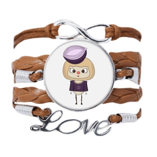 Bracelet En Forme D'oignon De Légumes, Rond Violet Chaud Uu, Chaîne D'amour, Corde D'ornement