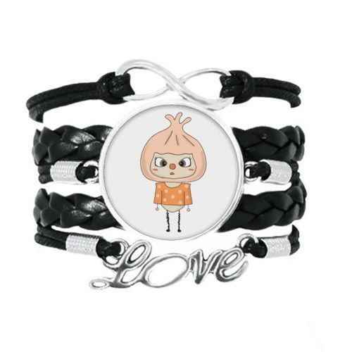 Bracelet De Poignet En Cuir Torsadé, En Corde Tricotée, Blanc Farine, Délicieux, Accessoire D'amour