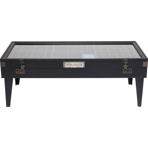 Table Basse Collector 122x55cm Noire Kare Design