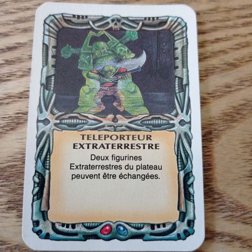 Space Crusade -Carte Evenement- Teleporteur Extraterrestre