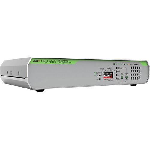 Allied Telesis CentreCOM AT-GS920/8 - Commutateur - non géré - 8 x 10/100/1000 - de bureau