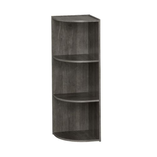 Iris Ohyama, Armoire En Bois Avec Étagères, Modulable,Bureau, Salon, Chambre - Cx-23c, L89.2 X P30.2 X H10.2 Cm, Chêne Noir