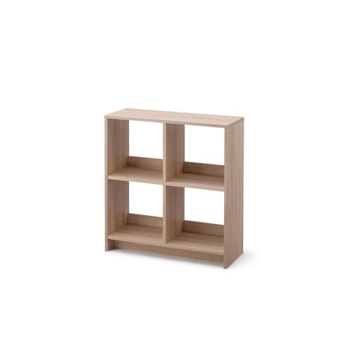 Iris Ohyama, Étagère D'armoire De Rangement Avec Étagères, Modulable,Bureau, Salon, Chambre - Cgk-6035, L87 X P42.3 X H19.1 Cm, Chêne Blanc